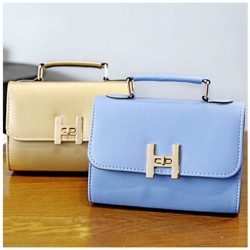 KW80256 Casual Sling Handbag Light Blue