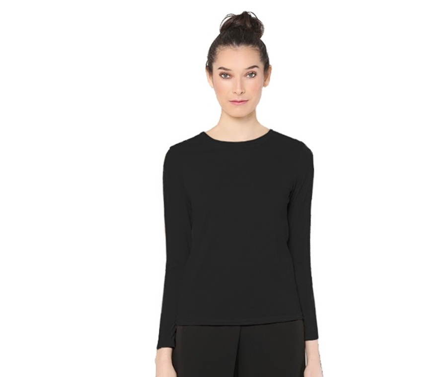 QA-352 Long Sleeves Inner Wear Black