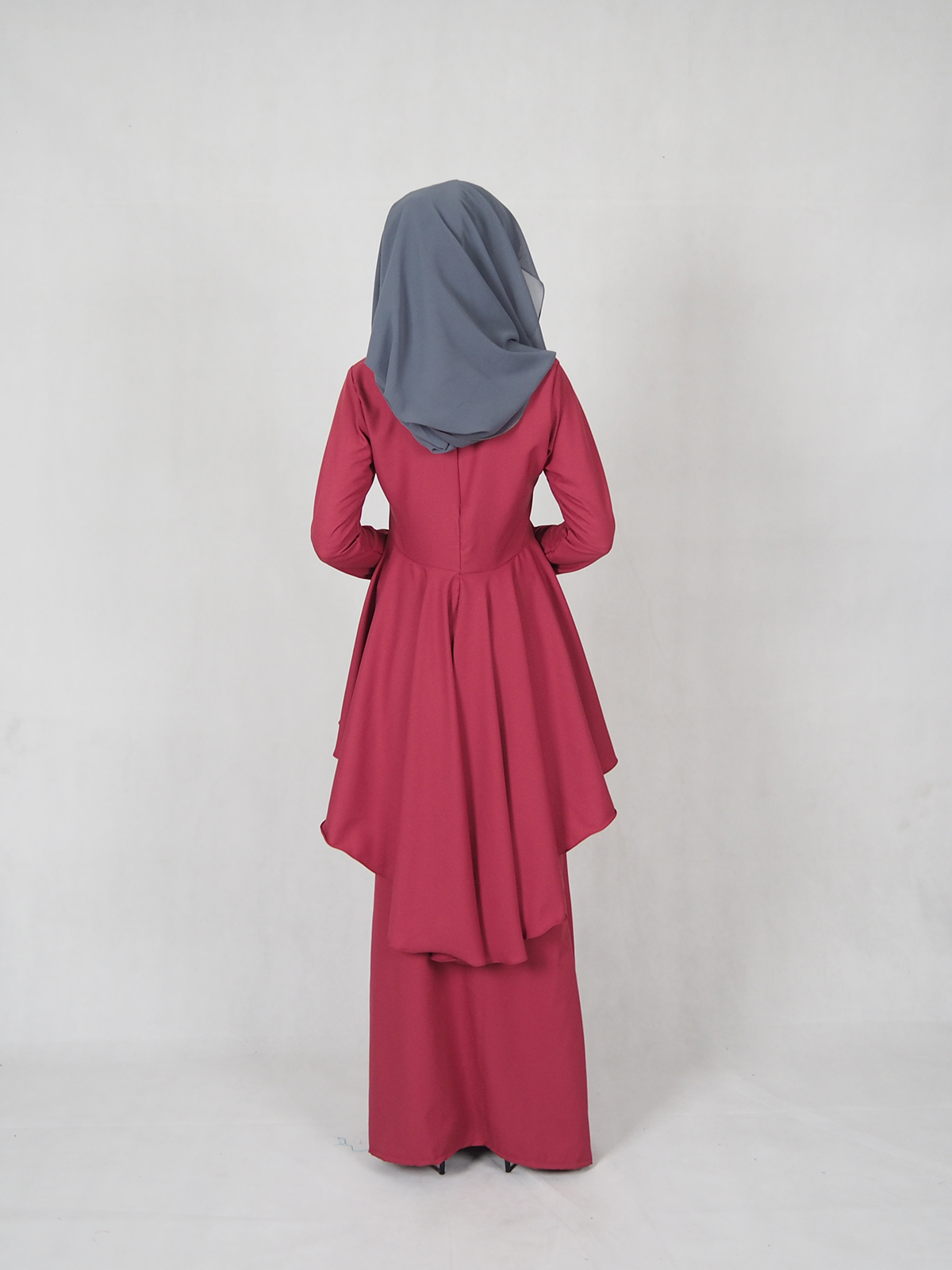 SW4841 Baju Kurung (Plus Size) Maroon