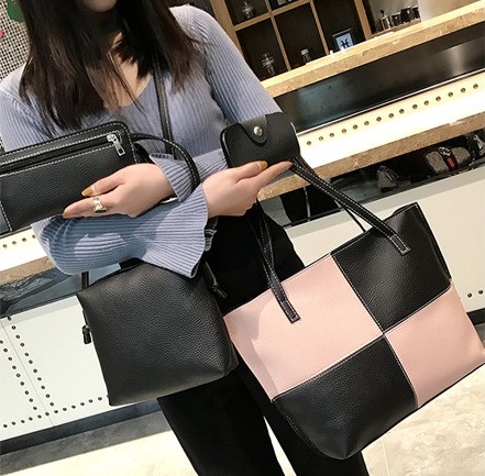 KW80267 Ladies 4 In 1 Trendy Bag Pink