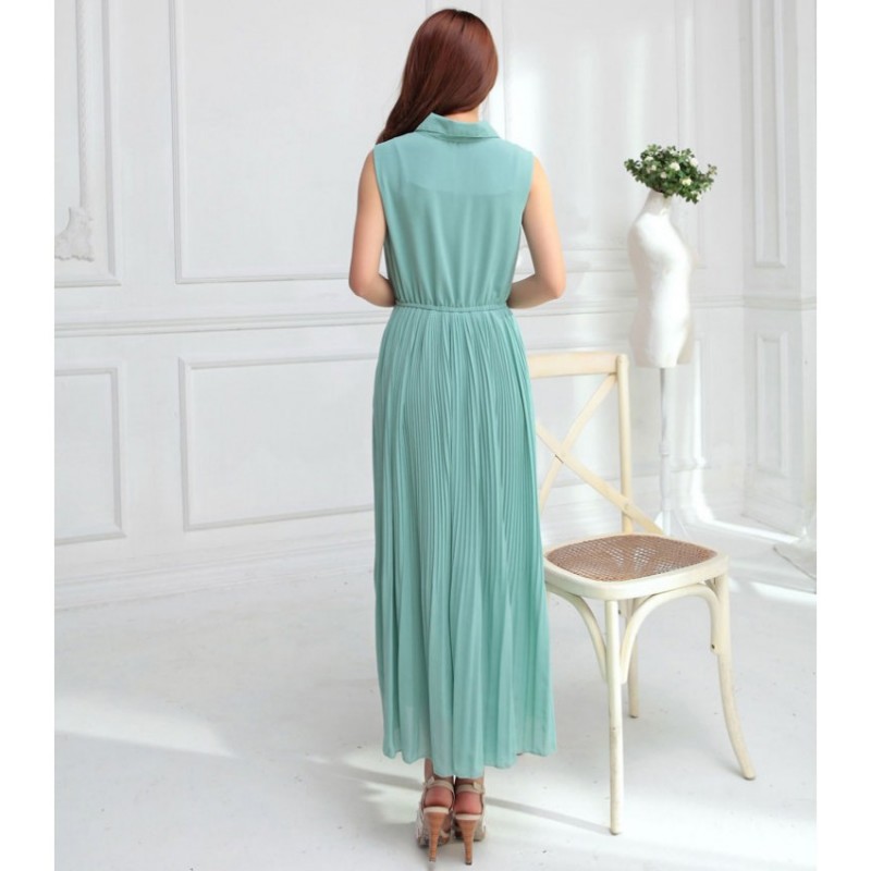 WD21149 Charming Maxi Dress Light Blue