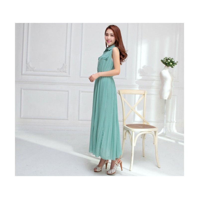 WD21149 Charming Maxi Dress Light Blue