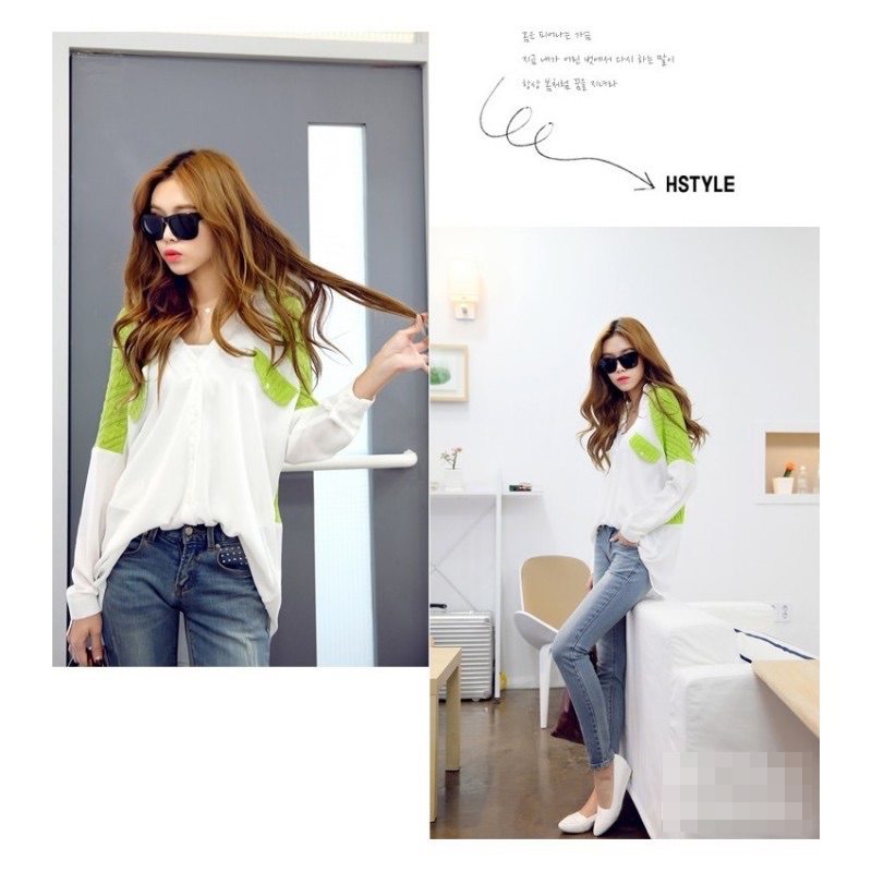 WT21204 Trendy Top White