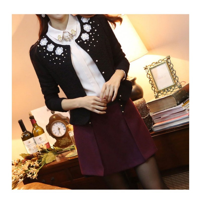 WJ21211 Pretty Cardigan Black