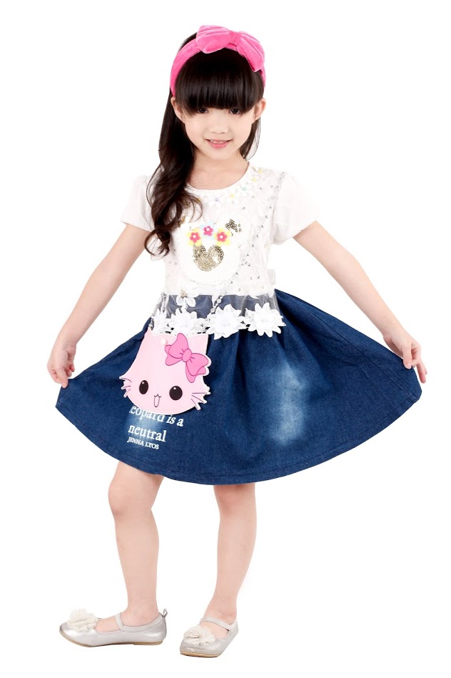 QA-371 Lovely Dress With Sling Bag White