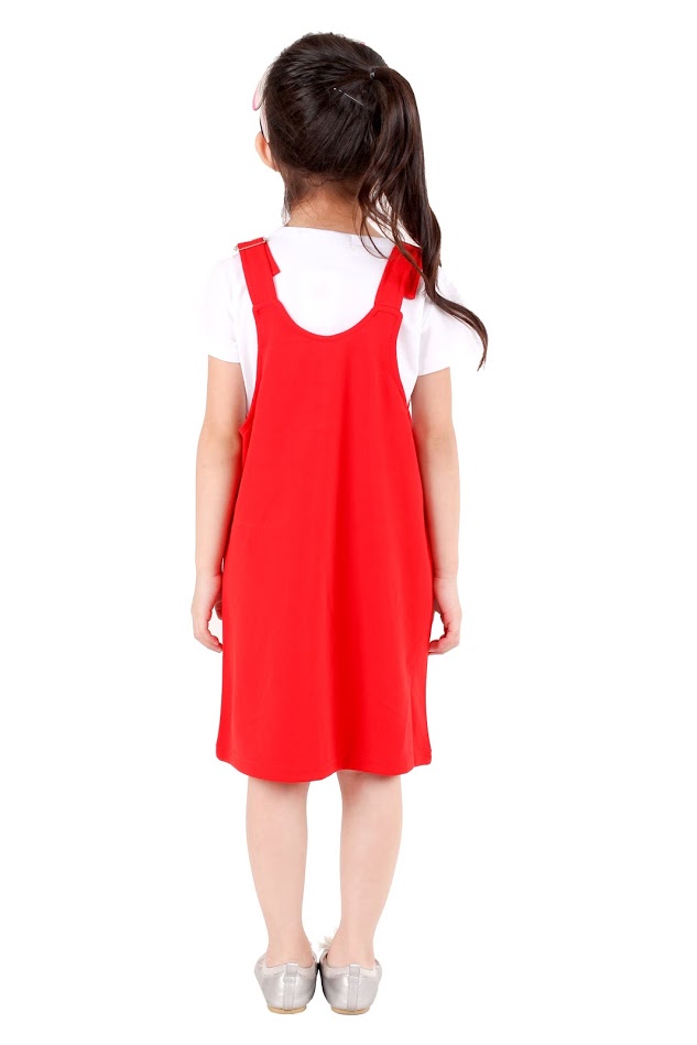 QA-372 Cute Two-Pieces Dress Red