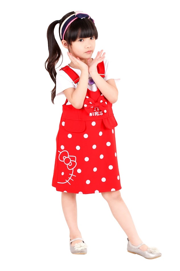 QA-372 Cute Two-Pieces Dress Red