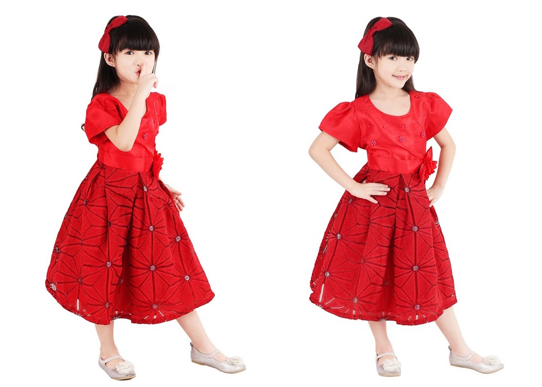 QA-376 Fashion Party Dress Red