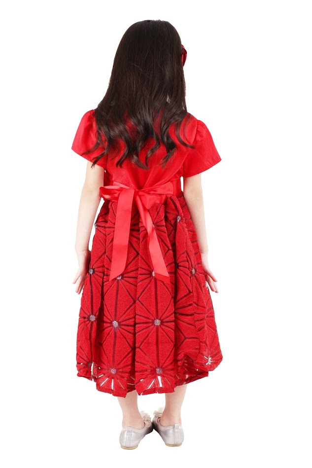 QA-376 Fashion Party Dress Red