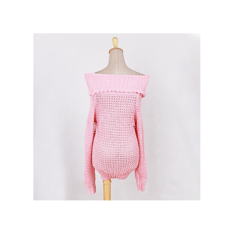 SWK91030 Fashion Knit Top Pink