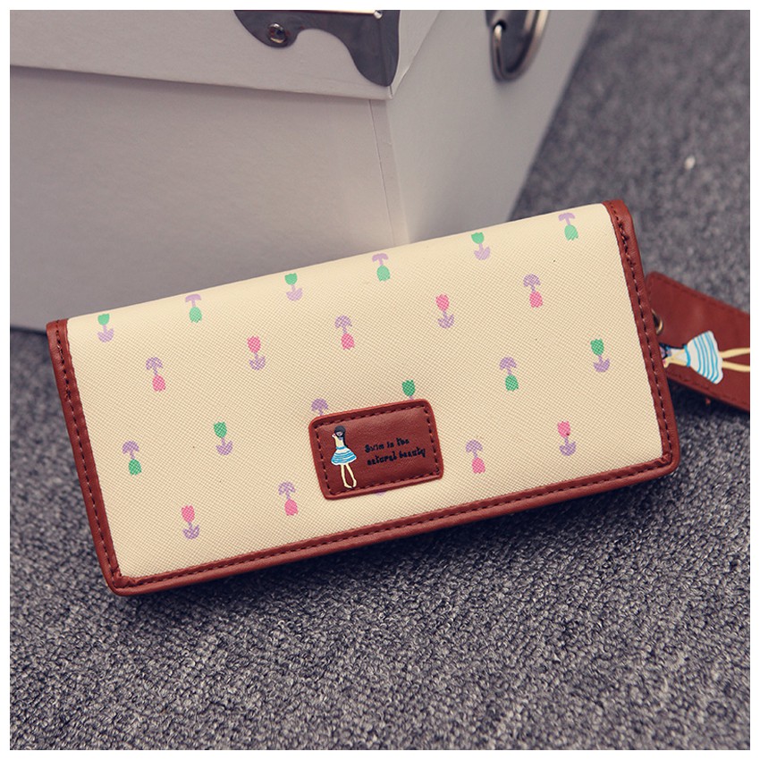 KW80269 Sweet Ladies Wallet Beige