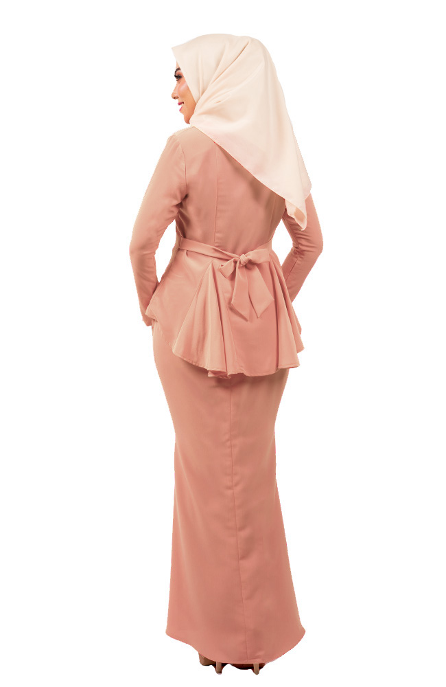 JW5025 Kebaya Set Salmon Peach