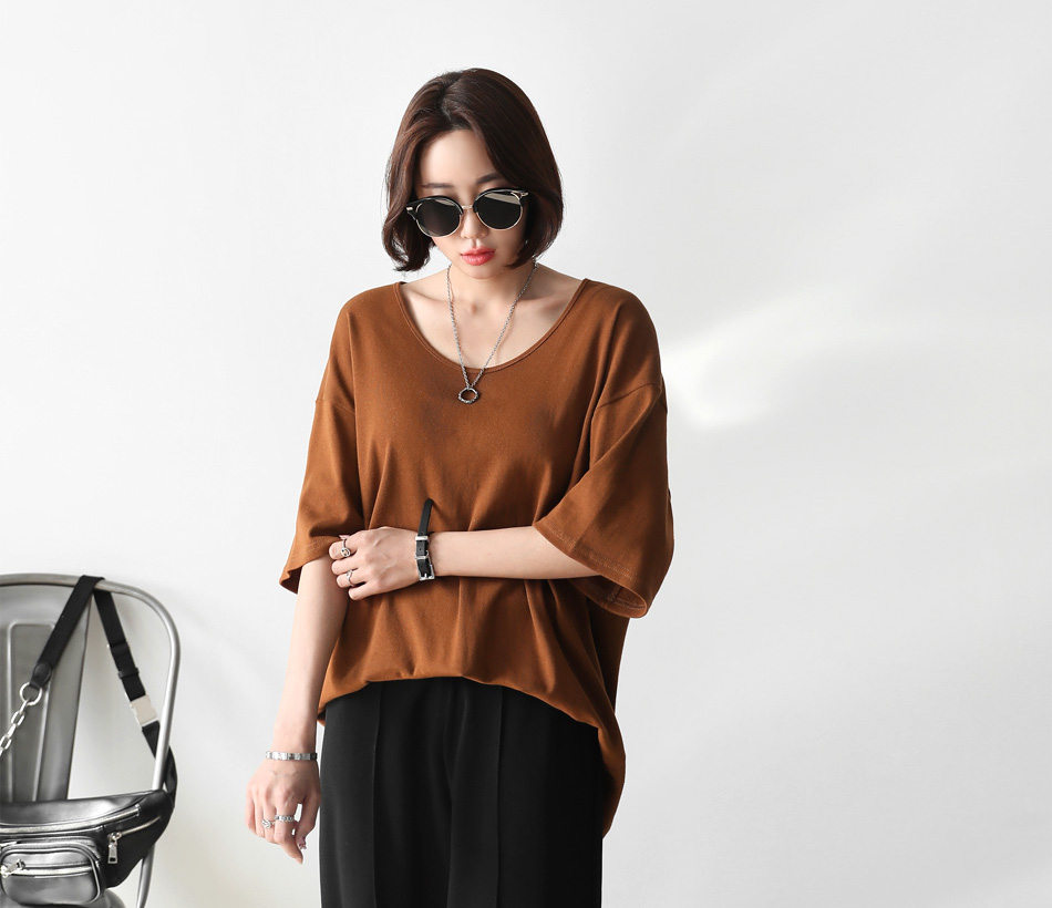 KT0018 Casual Top Brown