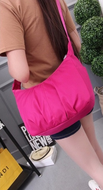 KW80263 Waterproof Shoulder Bag Hot Pink