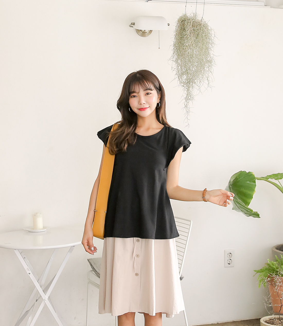 KB10060 Lovely Top Black