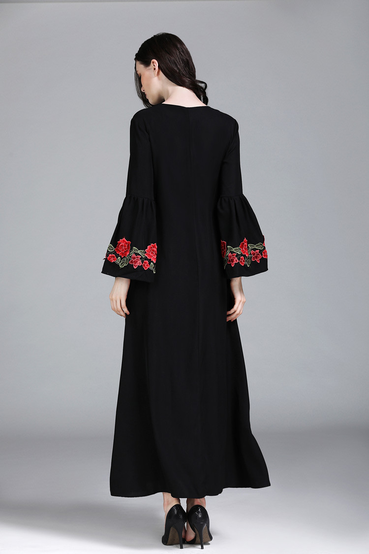 VW12238 Fashion Jubah Black