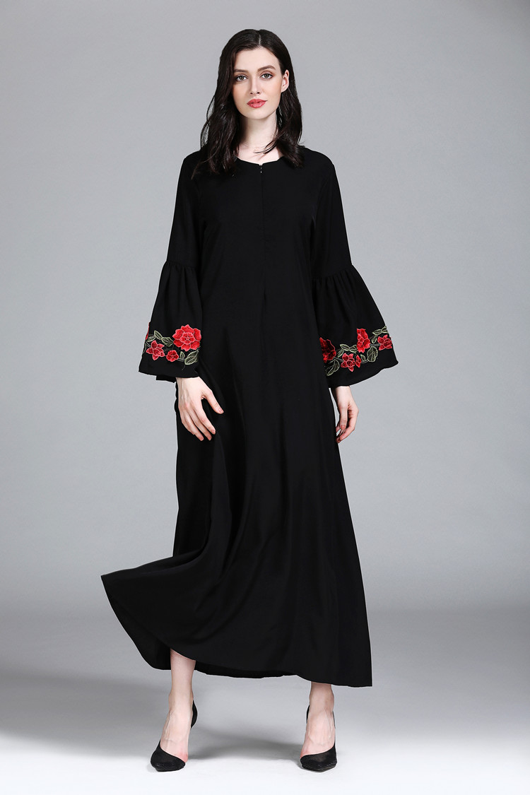 VW12238 Fashion Jubah Black