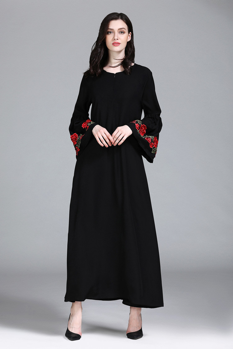 VW12238 Fashion Jubah Black