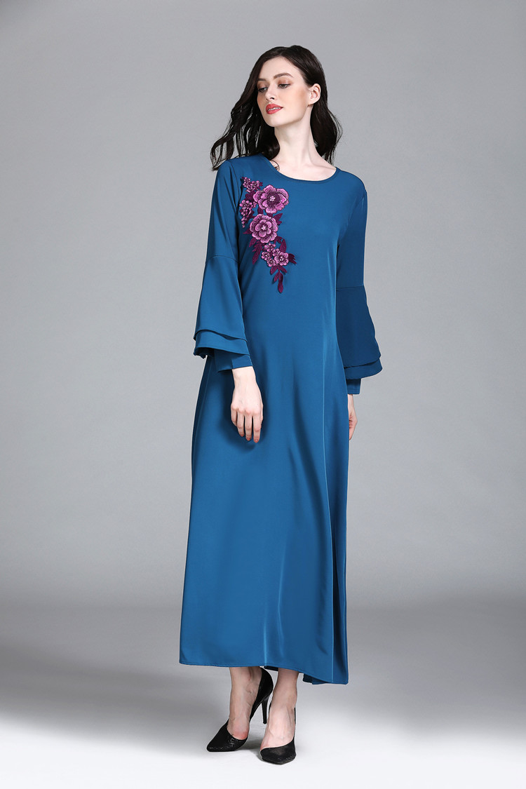 VW12239 Pretty Jubah Dark Green