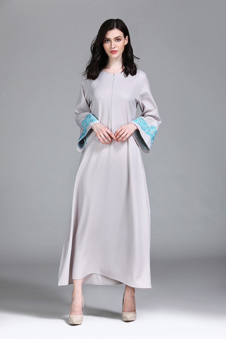 VW12241 Stylish Jubah Grey