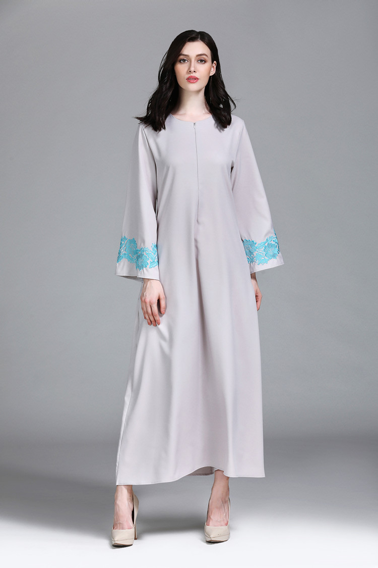 VW12241 Stylish Jubah Grey