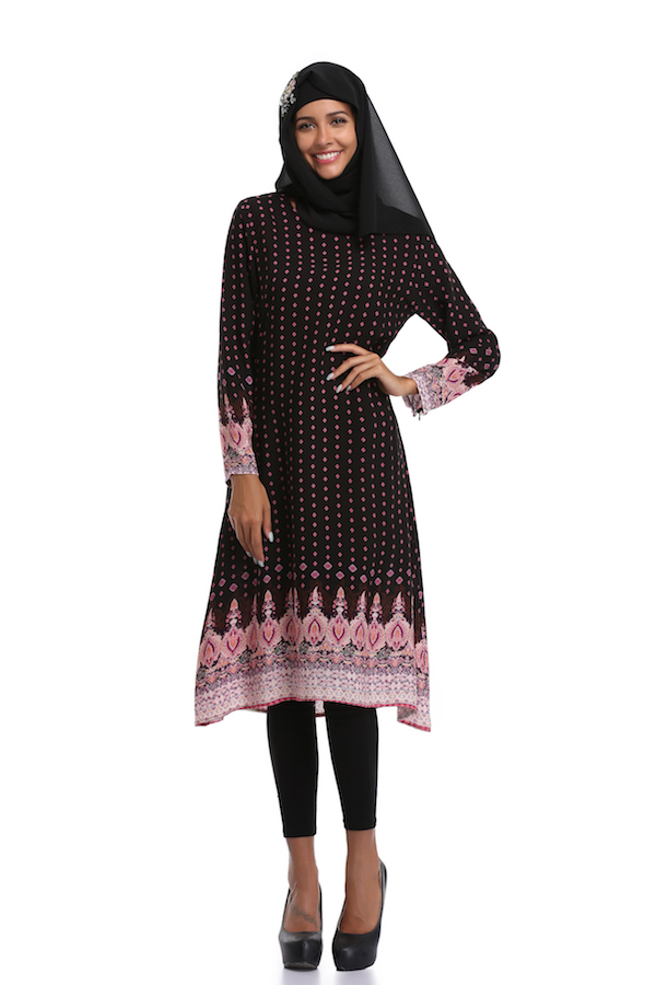 VW12247 Fashion Jubah Black