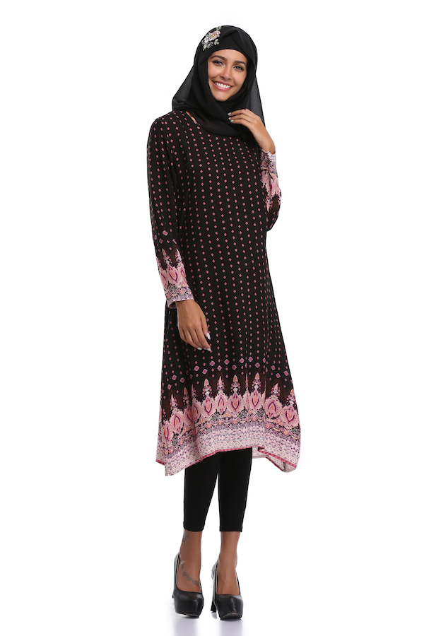 VW12247 Fashion Jubah Black