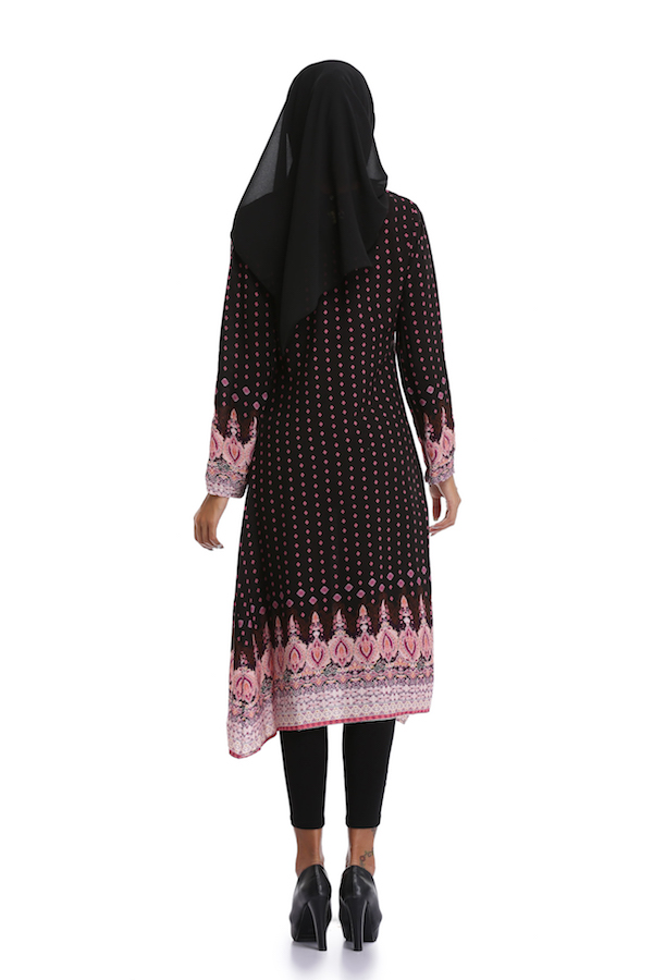 VW12247 Fashion Jubah Black