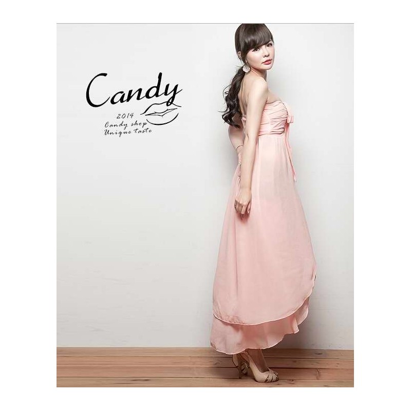 WD21215 Elegant Dress Pink