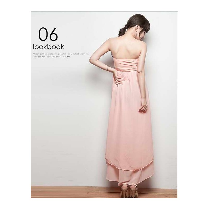 WD21215 Elegant Dress Pink