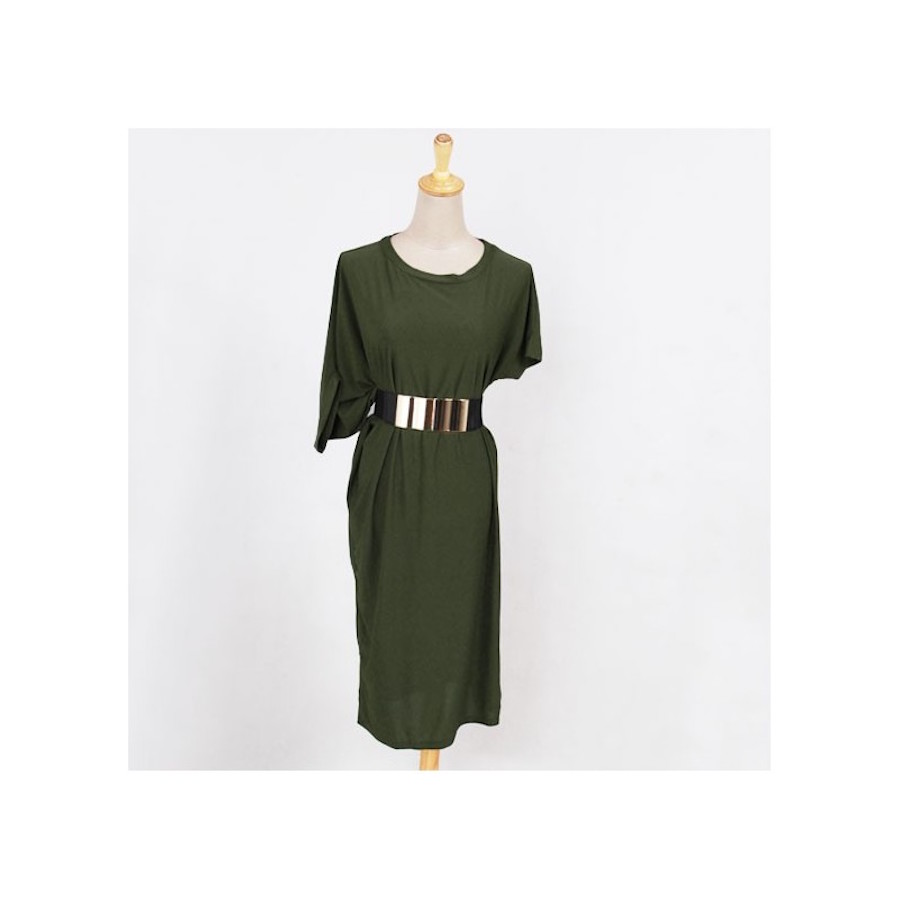 WD21358 Stylish Dress Green