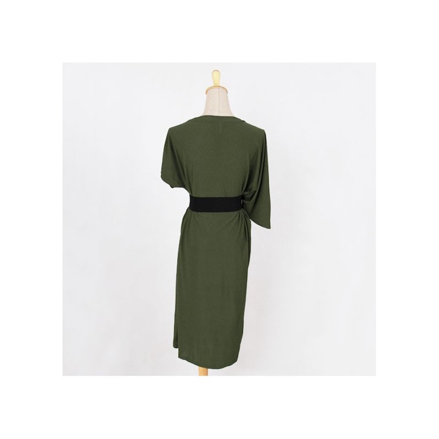 WD21358 Stylish Dress Green