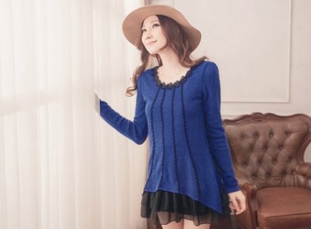 WT21375 Pretty Top Blue