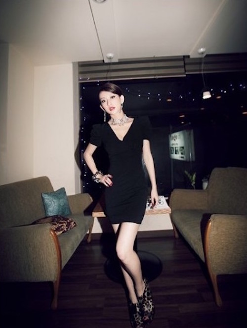 WD21419 Charming Dress Black