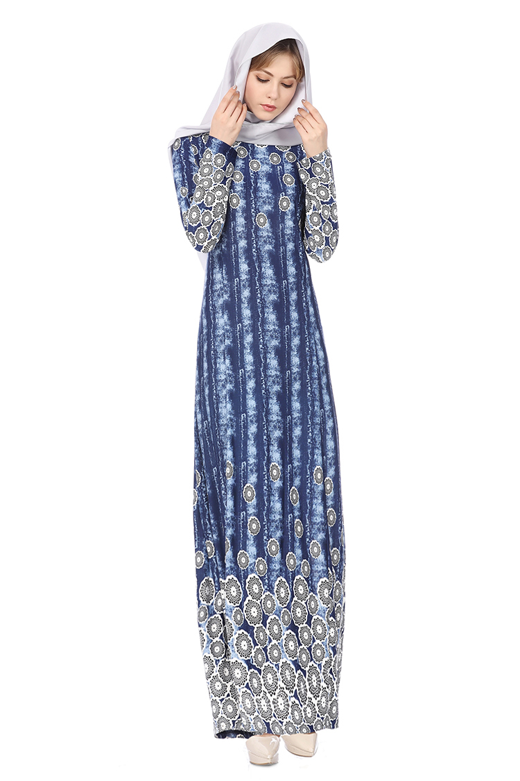 GW2226 Charming Jubah Blue