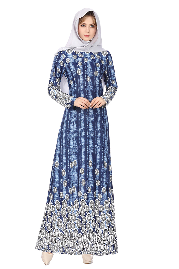 GW2226 Charming Jubah Blue