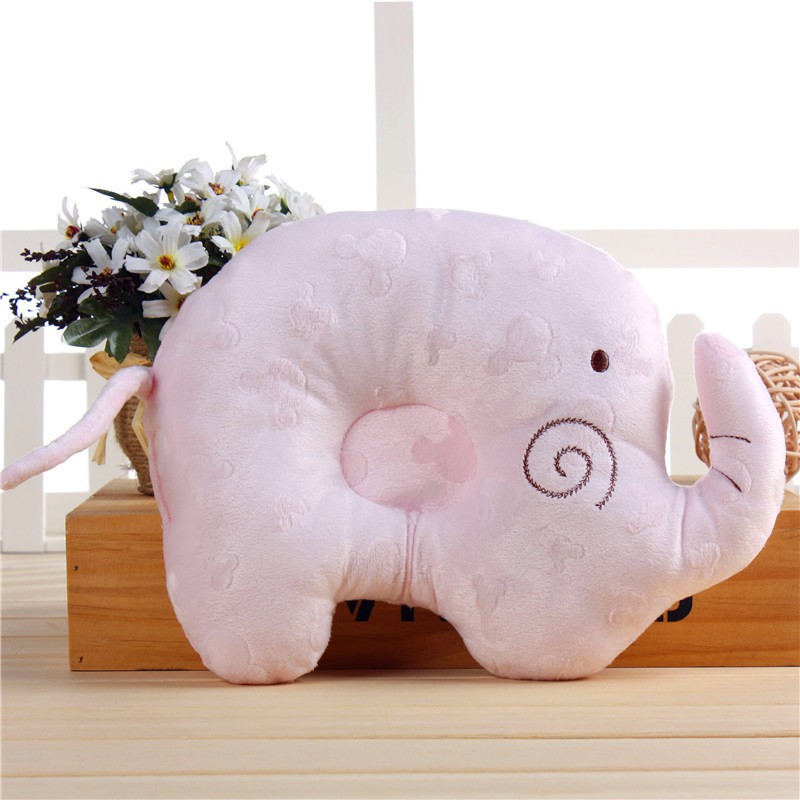 SH-609 Baby/Infant Head Shaping ELEPHANT Pillow Pink