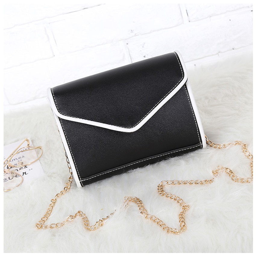 KW80283 Women Fashion Sling Bag Black