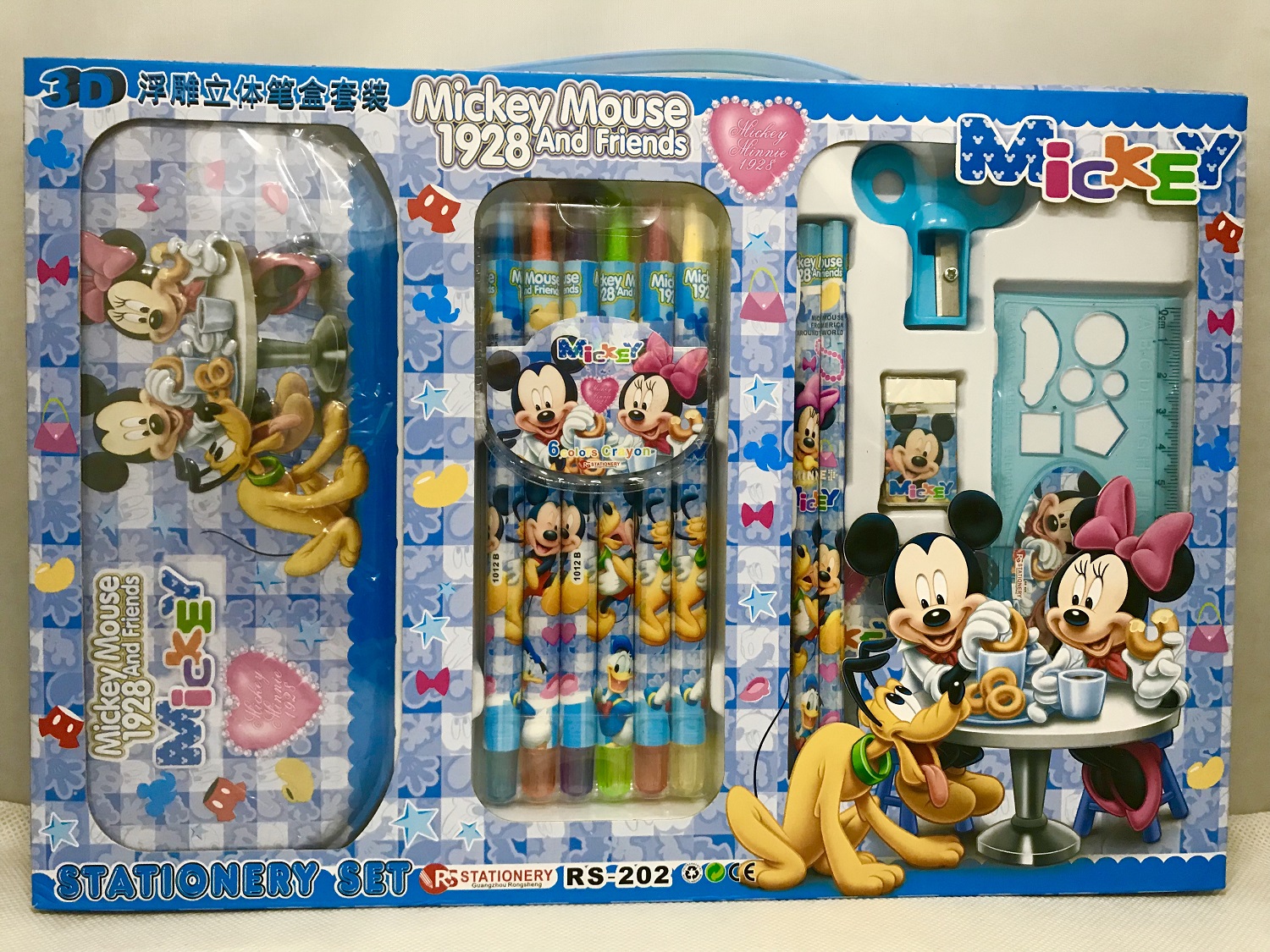 Mickey Stationery Set Mickey Mouse 1928 And Friends (READY STOCK)