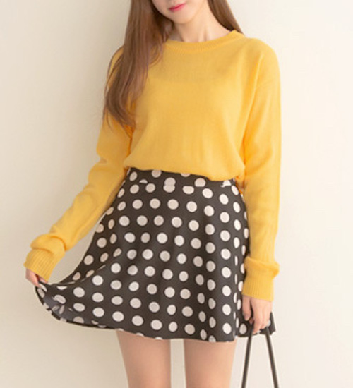 KT0038 Fashion Sweater Yellow