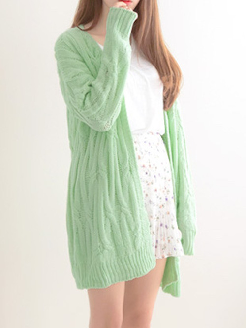 KT0040 Pretty Cardigan Mint Green