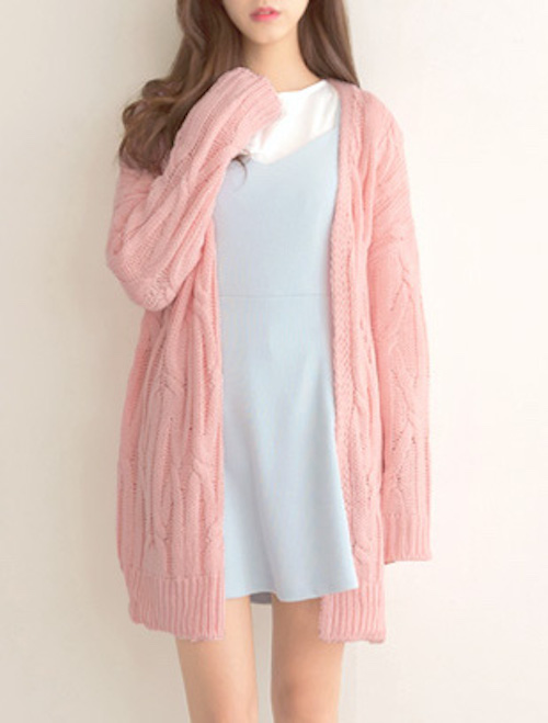 KT0040 Pretty Cardigan Pink