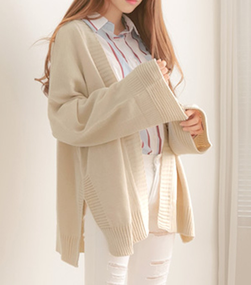 KT0041 Stylish Cardigan Beige