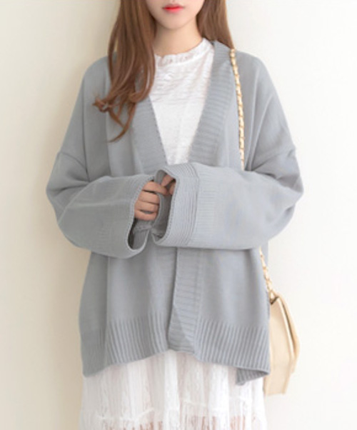 KT0041 Stylish Cardigan Grey