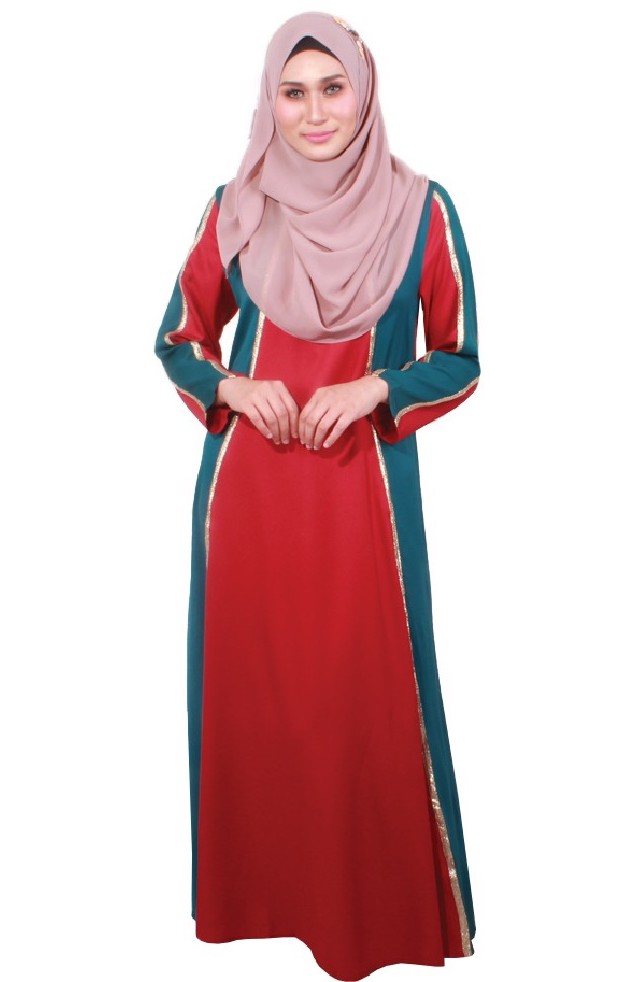 MH001 Fashion Jubah Maroon