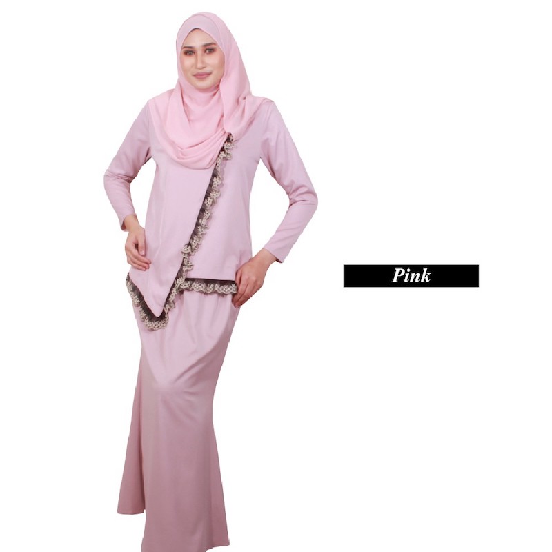 MH007 Lovely Baju Kurung Pink