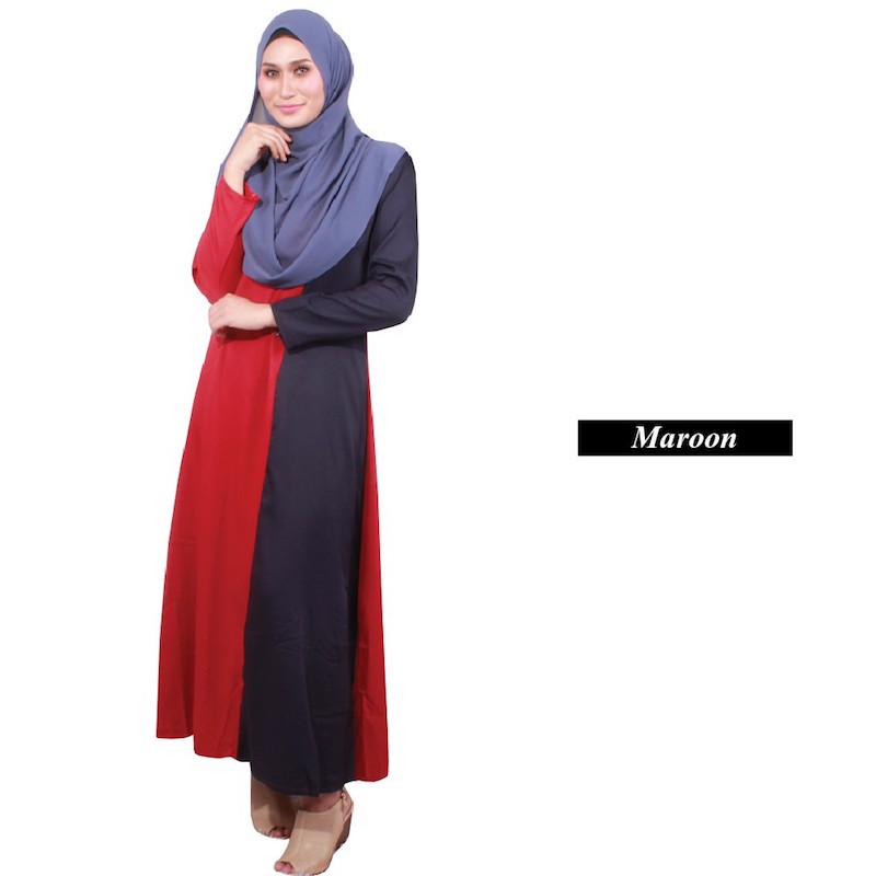 MH008 Pretty Jubah Maroon