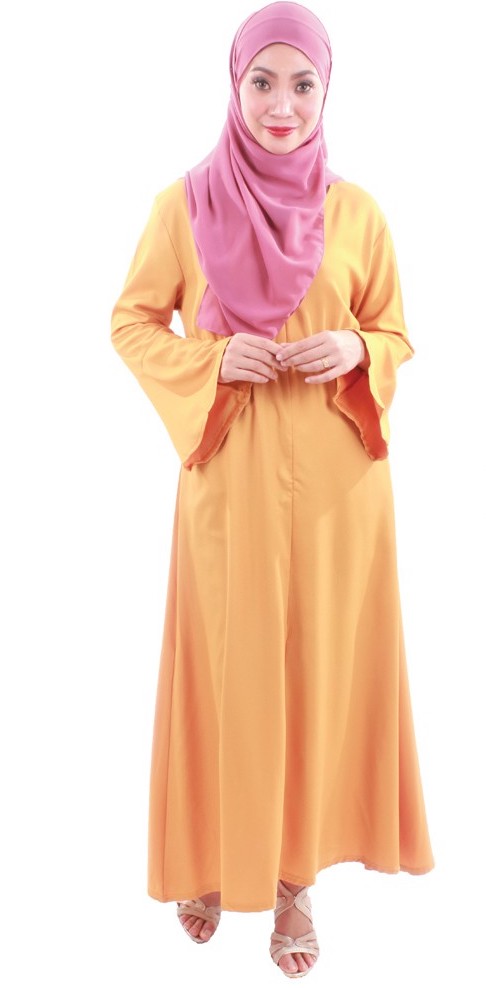 MH015 Lovely Jubah Yellow