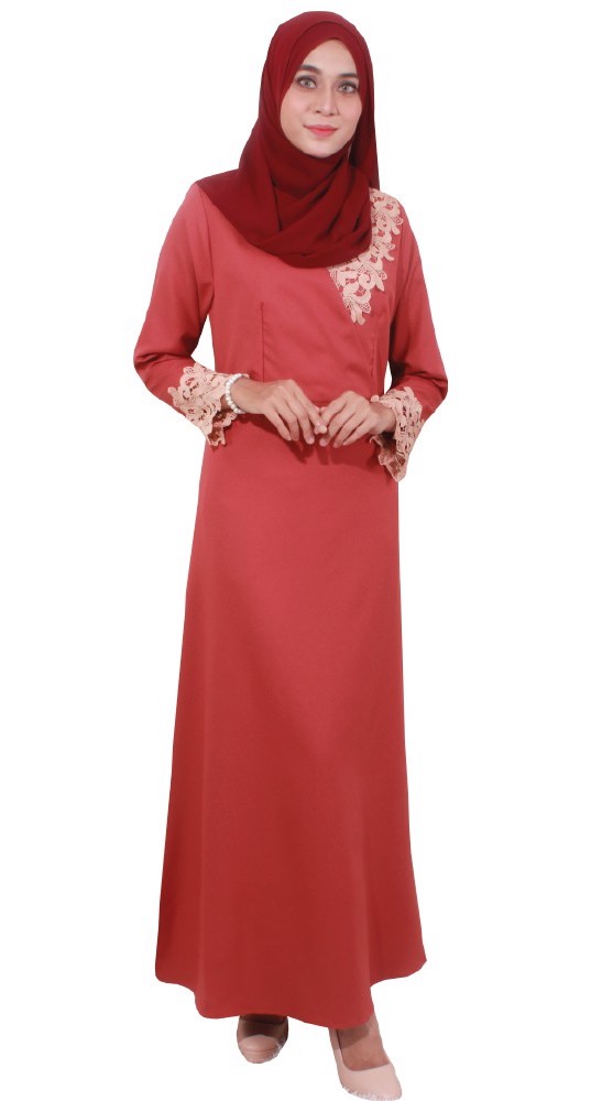 MH018 Pretty Jubah Red