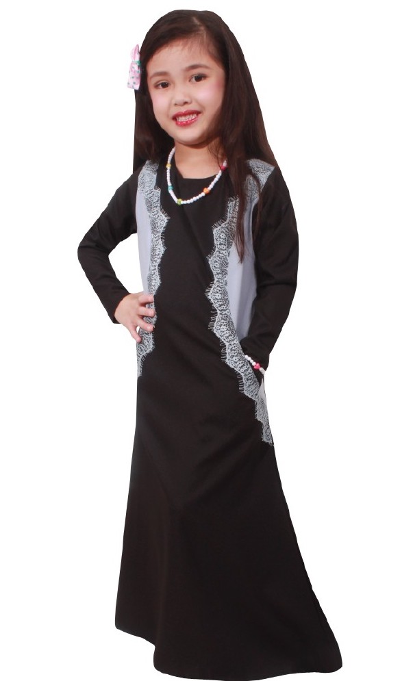 MH019 Pretty Kid's Dress Black